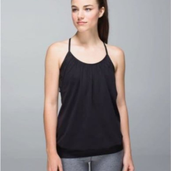 LULULEMON No Limits Tank-Black / Savasana Camo - Picture 2 of 8